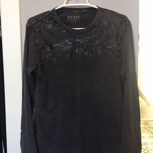 Guess snake-skin long sleeve shirt